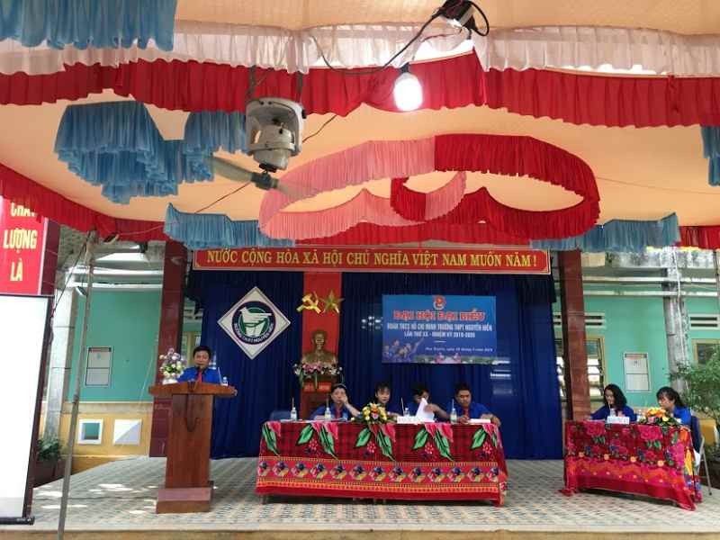 TIN ĐẠI HỘI ĐẠI BIỂU ĐOÀN TNCS HỒ CHÍ MINH TRƯỜNG THPT NGUYỄN HIỀN LẦN THỨ XX - NHIỆM KỲ 2019-2020