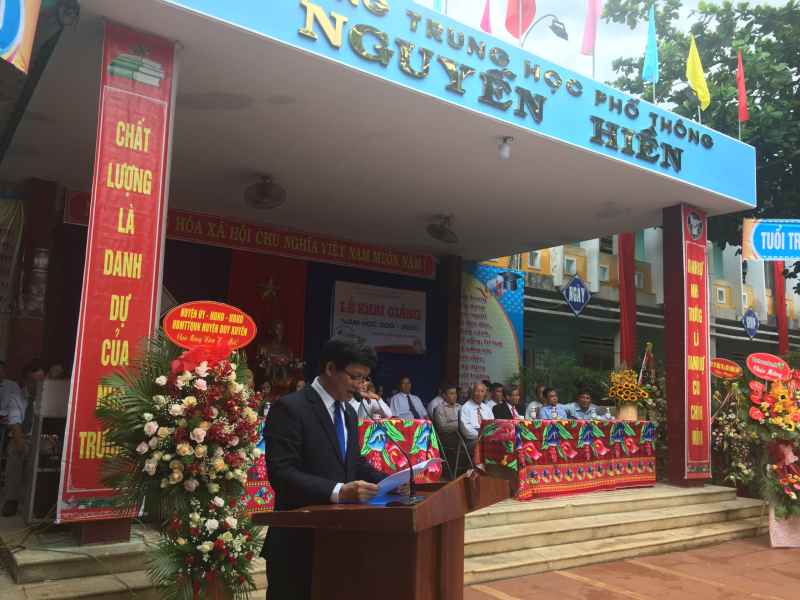 DIỄN VĂN KHAI GIẢNG NĂM HỌC 2019-2020